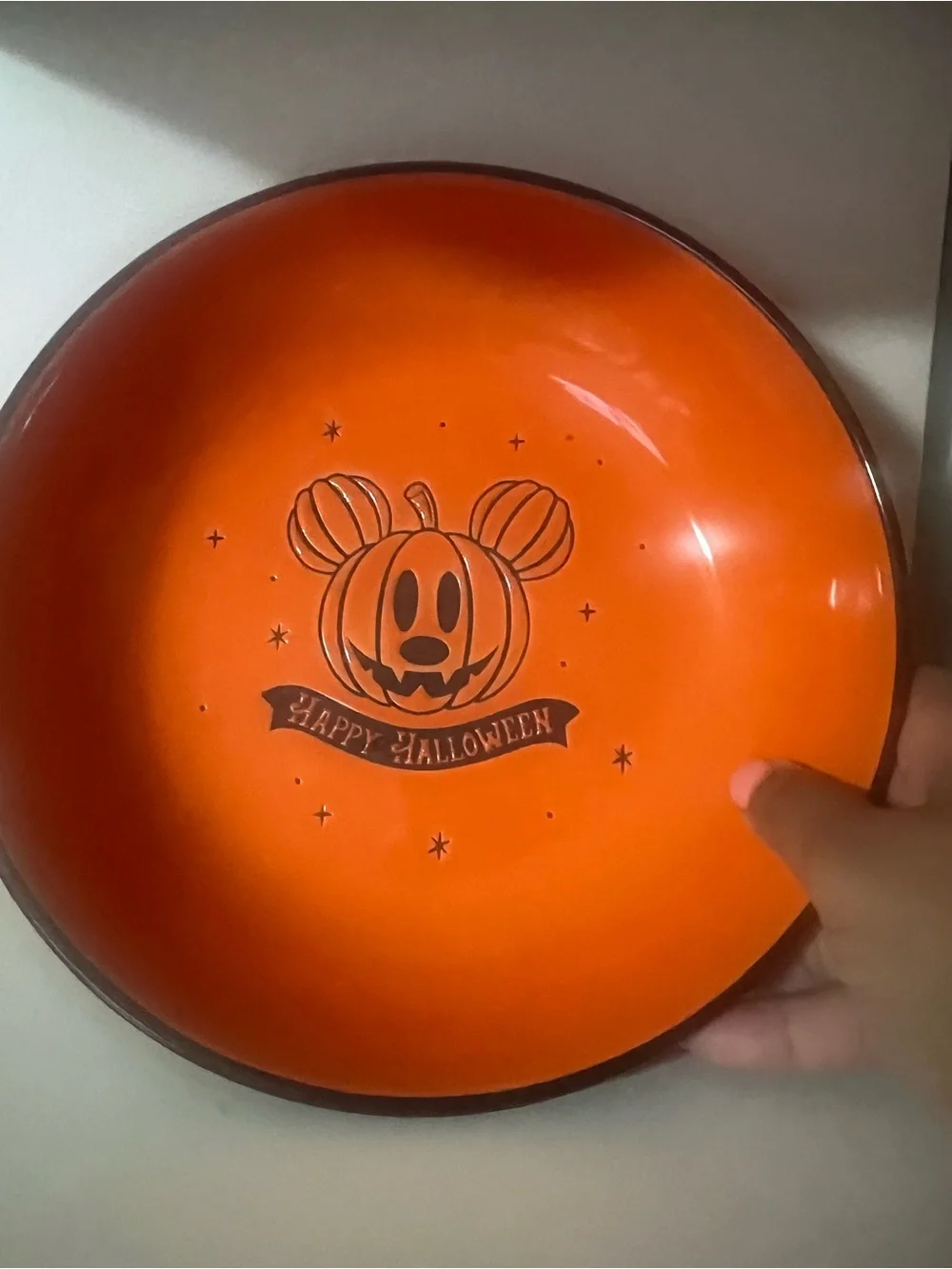 Halloween Orange Pumpkin Party Bowl - Happy Halloween